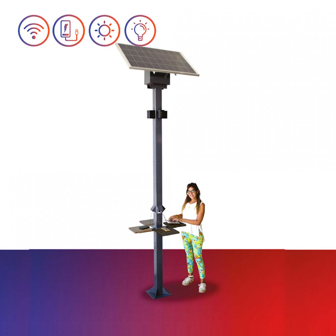 totem-solar-para-cargas-de-dispositivos-moviles
